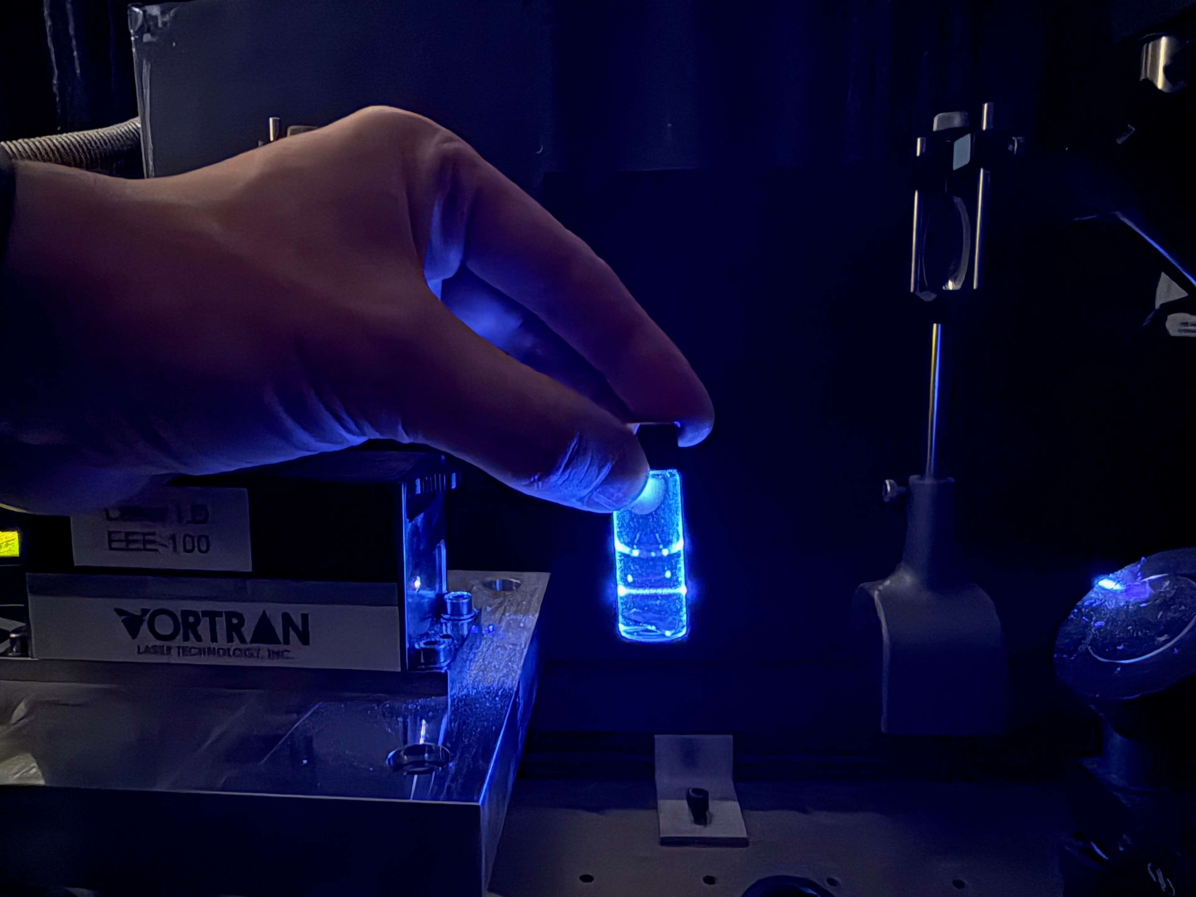 Known good LED die are released into an ink.